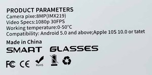 Gafas Inteligentes con Cámara de Video de 8MP, Transferencia Wi-Fi, Grabación de Audio, Lentes Dobles con IA Inteligente, Gafas de Sol Fotocromáticas con Protección UV - Product Image 4