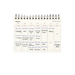 Planificador Semanal Espiral, Calendario Semanal de Escritorio para Organización de Oficina - Product Image 2