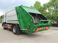 Camion à ordures compacteur Dongfeng Dolica au gaz naturel, châssis D9, 12 m³