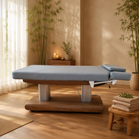 Table de massage électrique à 4 moteurs, fonction d'inclinaison, cadre métallique, hauteur réglable, lit de spa, physiothérapie, soins du visage