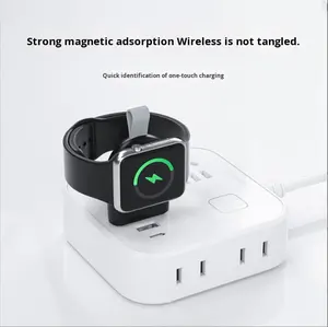 <span class=keywords><strong>Chargeur</strong></span> magnétique sans fil portable Type-C QC3.0 pour montre S9/<span class=keywords><strong>SE</strong></span>/Ultra avec entrée 9V/2A - Product Image 4