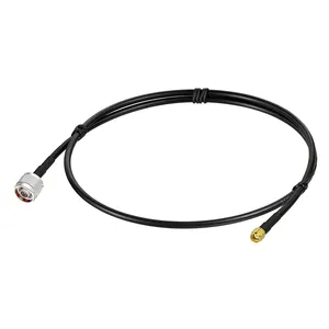 Superbat SMA Straight Plug To N Straight Plug Ultra Low Loss Coaxial Cable LMR195 100cm RF Jumper Cable