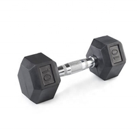 En gros 20kg revêtement en caoutchouc kurz hantel mancuernas de gym livraison poids personnalisé haltère ensemble hexagonale hex haltères