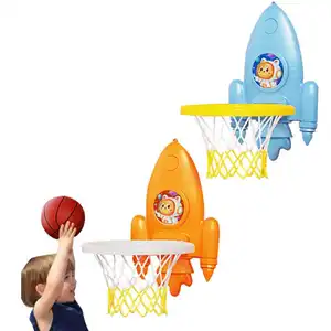 China cartoon design pro children height adjustable basketball stand for home use mini basketball hoop for kids