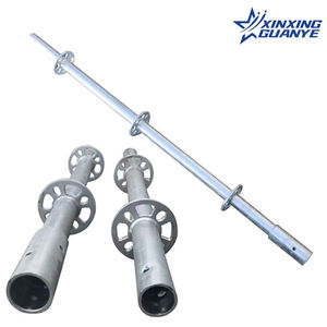 Échafaudage certifié CE, support galvanisé, barre transversale, barre verticale, barre oblique, support de base, série 48, chantier de construction - Product Image 3