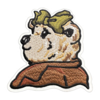 Patchs brodés personnalisés en chenille et sequins thermocollants, badges à coudre avec logo laser, appliques pour chapeaux, sacs et vêtements