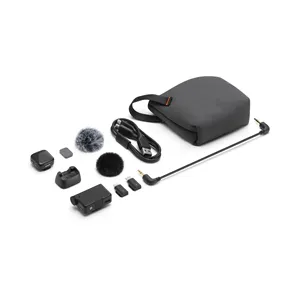 Original Mini (1 TX + 1 RX) Two-Level Active Noise Cancelling <b>Wireless</b> Microphone Portable Action Camera Mount - Product Image 3