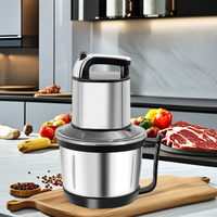 Hachoir à viande électrique multifonctionnel portable le plus vendu, meilleur hachoir à marteau d'igname en métal, trancheuse domestique, fabriqué en cuivre