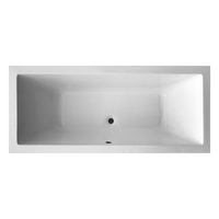 Baignoire rectangulaire moderne en acrylique, 1 personne, en surface solide, à encastrer, avec drain, vente chaude, directement de l'usine