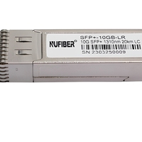 Module émetteur-récepteur optique IP SFP+ LR 10G NUFIBER avec port LC pour transmission SMF 1310nm