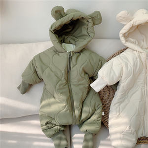 Monos de plumón para niño, ropa para bebé, mono exterior, pelele para <span class=keywords><strong>niña</strong></span>, ropa gruesa cálida a prueba de viento - Product Image 6