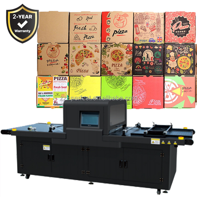 High Speed CYMK 4 Colors Digital Printer Paper Sheet  Lunch Pizza Box Carton Inkjet Printer Printing Machine