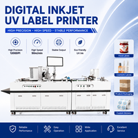 Imprimante numérique UV à jet d'encre 1200 DPI haute vitesse pour étiquettes, invitations, sacs en papier, papier grainé, billets