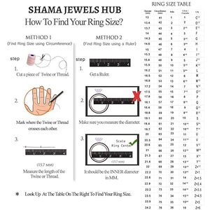 Alexandrite Bague en argent sterling 925 avec pierre de naissance Bague de mariage classique en rhodium pour femmes, adolescentes, filles, cadeaux d'anniversaire - Product Image 5