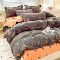 Literie couette de luxe couette king Size ensemble de couette ensembles de literie 4 pièces pour la maison