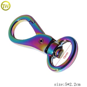 Parti della borsa girevole gancio a scatto borsette <span class=keywords><strong>Claps</strong></span> ganci a scatto in metallo a molla gancio a scatto per borsa cordino - Product Image 2