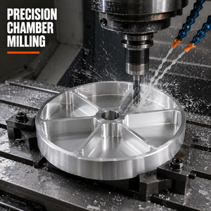 แผ่นอะลูมิเนียมขึ้นรูปด้วยเครื่อง CNC ความแม่นยำสูง สำหรับเครื่องให้อาหารสัตว์เลี้ยงอัตโนมัติ ผลิตแบบ OEM - Product Image 5