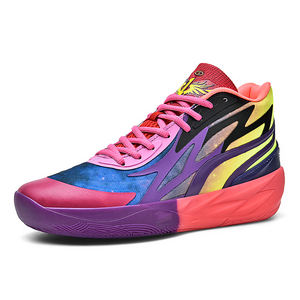 Brand Logo Custom Professional Men Outdoor Sports Sneakers Mixed Colorful High Top Design Mesh Women <strong>Basketball</strong> Style <strong>Shoes</strong> - Product Image 3