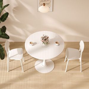 Set <span class=keywords><strong>Tavolo</strong></span> e Sedie da <span class=keywords><strong>Pranzo</strong></span> Nordico Semplice, 5 Pezzi, Design Moderno di Qualità Commerciale, Confortevole e <span class=keywords><strong>Salvaspazio</strong></span> per Appartamenti - Product Image 4