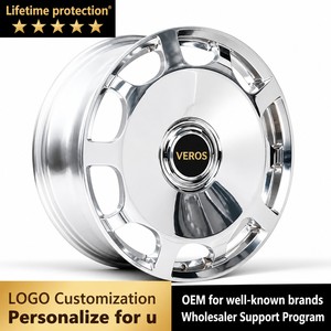 Cerchi 5x114.3 Esclusivi Premium Forgiati 20 21 Pollici in Alluminio Spazzolato Grigio Canna di Fucile per Auto Sportive JWL VIA Robusti Durevoli Senza Modifiche - Product Image 1
