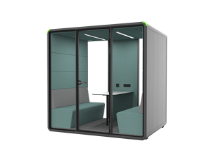 Fabricant de cabines de bureau, couleur personnalisée, cabine de bureau insonorisée mobile pour 4 personnes, système complet de ventilation et d'éclairage - Product Image 6