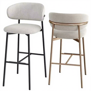 Professional China Manufactured Stylish High <strong>Bar</strong> Chair Modern Upholstered <strong>Bar</strong> <strong>Stool</strong> for Home <strong>Outdoor</strong> Hotel Dining Adjustable - Product Image 3