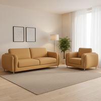 Fauteuil élégant de conception nouvelle, directement de l'usine, avec pieds en métal pour salon