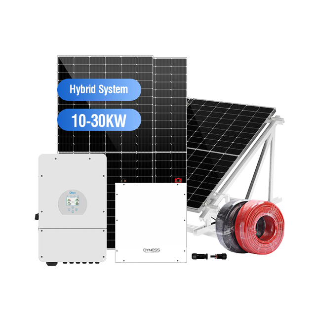 DAH 10KW 20KW Photovoltaic Whole House Solar Power System with Hybrid Solar Power Inverter Solar Battery