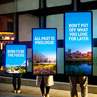 Afficheur portable sans fil léger pour sac à dos, idéal pour les événements nocturnes, les rues et les expositions en extérieur