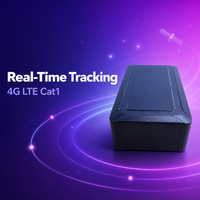 Rastreador GPS Inalámbrico 4G CAT1 con Batería de Gran Capacidad de 20000 mAh para Flotas de Vehículos, Camiones, Contenedores, Carga, con GPS BDS GLONASS WiFi LBS en Tiempo Real