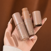 Flacon cosmétique vide de luxe avec logo personnalisé, OEM ODM, conteneur rotatif pour emballage de maquillage (contour, blush, illuminateur)