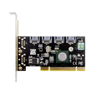 4-Port PCI Ke Kartu Ekspansi SATA Riser RAID Array Ke Kartu Array Hard Disk