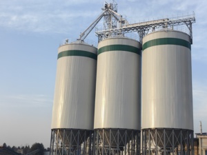 Hopper Bottom Large Galvanized Steel Flat Bottom Grain Bin <b>Seeds</b> <b>Storage</b> Silo Ventilation System Poultry Farm - Product Image 4