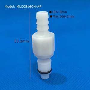 Nuovo giunto rapido in plastica per orifizio di grandi dimensioni 1/4in 5/16in <span class=keywords><strong>3</strong></span>/8in femmina e accoppiamenti maschili con valvola connettore rapido DGOzone - Product Image 6