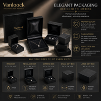 Coffret de luxe noir pour bijoux – Boîte à bagues, boîte à colliers, boîte à bracelets personnalisées – Coffret cadeau haut de gamme – Vente en gros OEM ODM