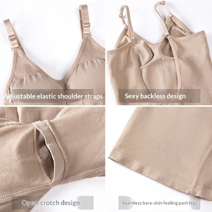 Body sculptant dos nu pour femme, effet ventre plat, compression ferme, lingerie amincissante, grandes tailles - Product Image 3