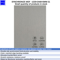 Plaques de MDF synchronisées 4x8 pieds 5mm à prix avantageux, déstockage, plaques défectueuses pour meubles