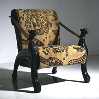 Fauteuils design avec des détails sculpturaux audacieux en forme de panthère pour un style d'intérieur sophistiqué et des fauteuils haut de gamme
