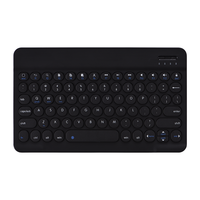 Ultra Slim Mini Sentuhan Plastik Lipat Keyboard Bluetooths