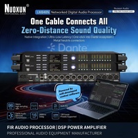 Compresseur de son professionnel, processeur audio Dante, processeur audio Nuoxun Lm848rts, FIR
