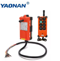 Remote Kontrol Nirkabel Industri YAONAN F24-60 IP65 Bersertifikasi ROHS untuk Hoist Crane, Produk Terlaris yang Dapat Disesuaikan
