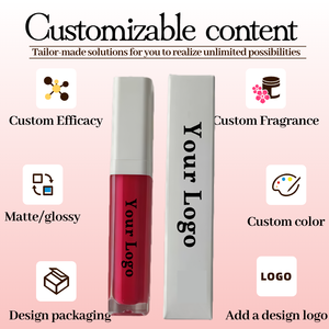 高品質プライベートラベル付き65色リップグロス卸売、輝く艶やかなヴィーガンリップグロス - Product Image 3