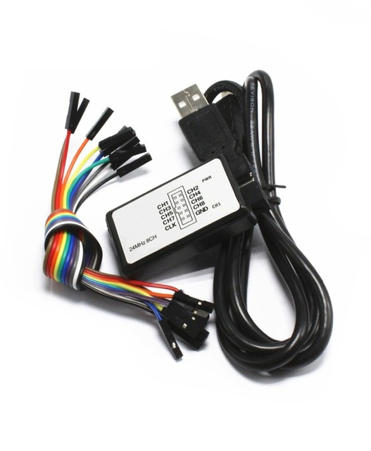 USB Logic Analyze 24M 8CH, MCU ARM FPGA DSP Debug Tool