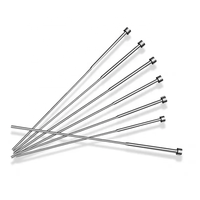Pasador eyector recto SKD61 para molde de inyección, piezas de molde de pasador de Metal MISUMI DME huco