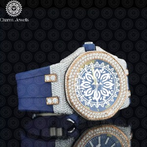 Montre de luxe de qualité supérieure avec diamants, idéale pour les occasions décontractées, les affaires et la mode quotidienne, disponible au prix de gros - Product Image 5