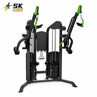 Máquina de entrenamiento funcional SK Compact Cable Crossover, equipo de entrenamiento de fuerza de 160 kg para gimnasios, centros de fitness y estudios.