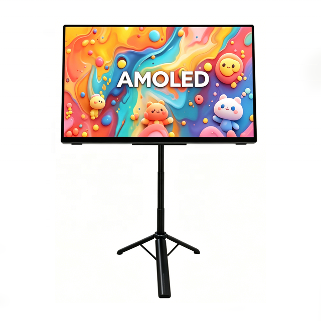 15.6 Inch 4K AMOLED Portable Monitor USB-C Powered 10-Bit Color HDR Screen for Laptop Gaming Console Creators