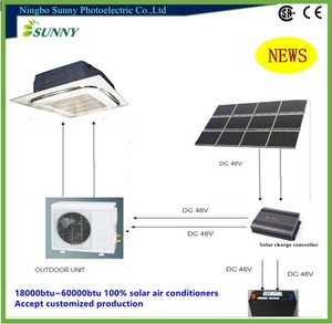 Climatisation solaire de type conduit à <span class=keywords><strong>prix</strong></span> avantageux, 100% solaire, 18000 BTU, alimentée par l'énergie solaire, 48V CC - Product Image 5