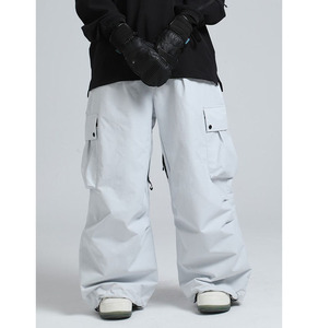 <span class=keywords><strong>Pantaloni</strong></span> shell personalizzati antivento da <span class=keywords><strong>uomo</strong></span> <span class=keywords><strong>pantaloni</strong></span> da sci antivento <span class=keywords><strong>pantaloni</strong></span> larghi da neve - Product Image 2