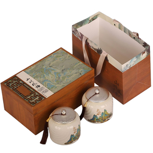 Thé vert Longjing nouvelle récolte 2026, thé de printemps en pot en céramique, <span class=keywords><strong>coffret</strong></span> <span class=keywords><strong>cadeau</strong></span> de thé en gros pour offrir ou pour un plaisir personnel - Product Image 6